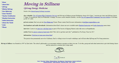 Desktop Screenshot of movinginstillness.com